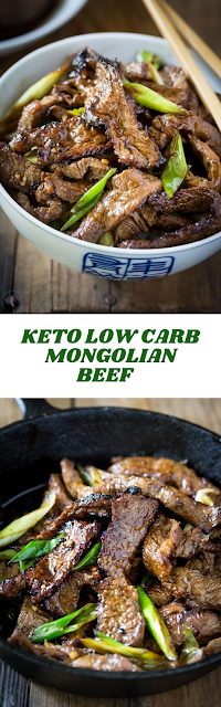 Keto Low Carb Mongolian Beef 