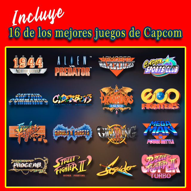 Los títulos de la epoca de oro arcade