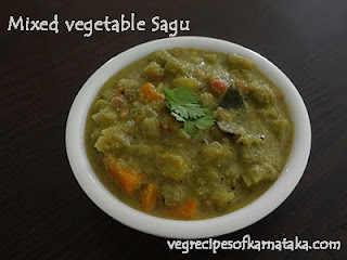 Tharakari sagu recipe in Kannada