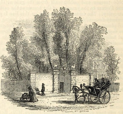 The entrance to the Ranger's Lodge  from The story of the London Parks by J Larwood (1874)
