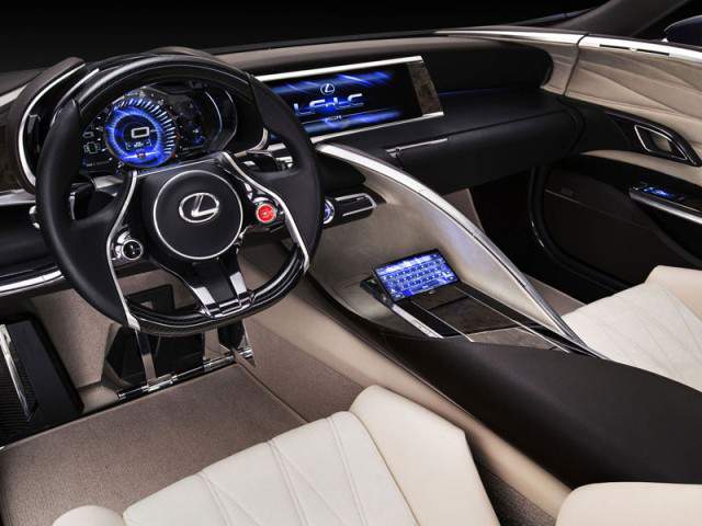 Lexus LF-LC Blue Concept interior