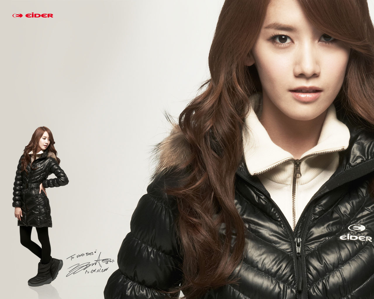 SNSD Wallpaper: Yoona Eider Wallpaper (FW 2011)