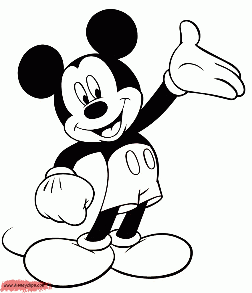 Coloring Pages 9C4Bbe8Ni Disney Mickey