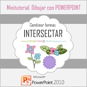 Dibujar con Powerpoint intersectar formas tutorial