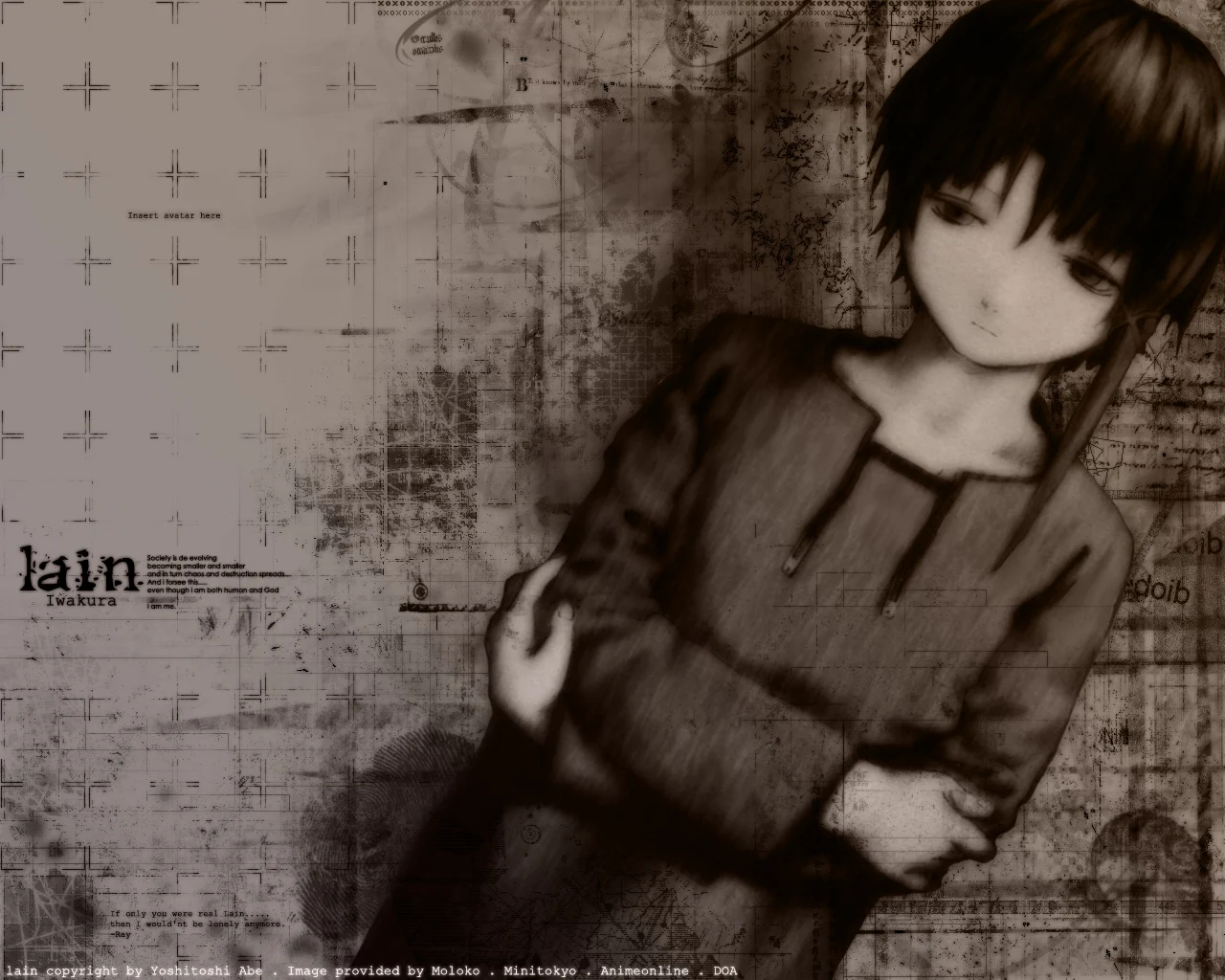 Cool Serial Experiments Lain Wallpaper HD