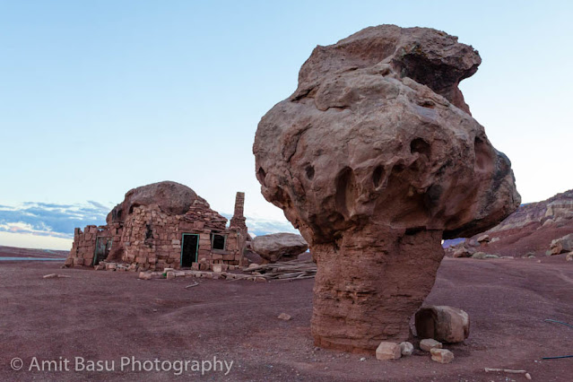 Cliff Dwellers Stone House near Marble Canyon, Arizona, is kinda spooky