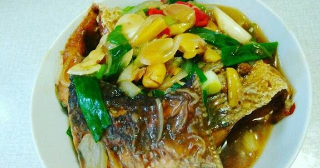 HIDUP BERDIKARI: Resepi Ikan Siakap goreng masak halia