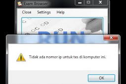 Eror UNBK muncul Client Box Warning; "Tidak Ada Nomor IP Untuk Tes Di Komputer Ini"