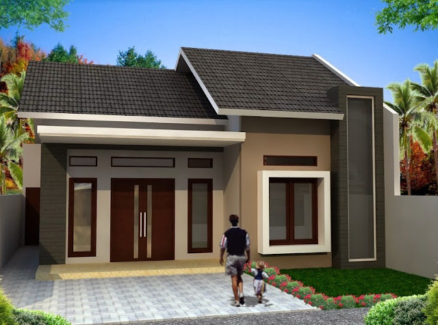 desain rumah 1 lantai minimalis