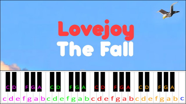 The Fall by Lovejoy Piano / Keyboard Easy Letter Notes for Beginners