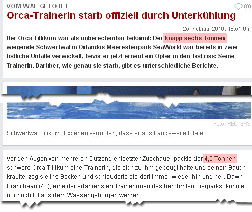 knapp sechs Tonnen - 4,5 Tonnen schwer - welt.de