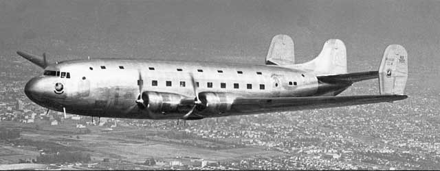 DC-4E, the C-54 version first flew on 14 February 1942, worldwartwo.filminspector.com