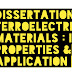 dissertation or thesis on ferroelectric materials : its properties and application