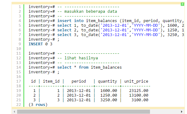 Source code Perhitungan Stok barang dan Harga Barang INventory untuk Aplikasi Web PHP & Mysql