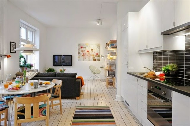 20 Ideas  for designing a small  studio  apartment 