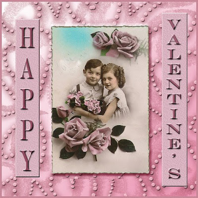 Happy Valentine Children Card