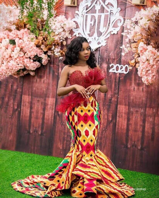 Ghana African Wedding Dress Styles: Latest Kente Styles 2022.