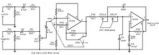 Gambar Skema Rangkaian Subwoofer Filter Mobil