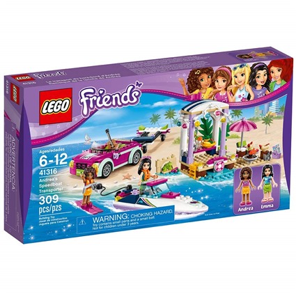 lego friends speedboat