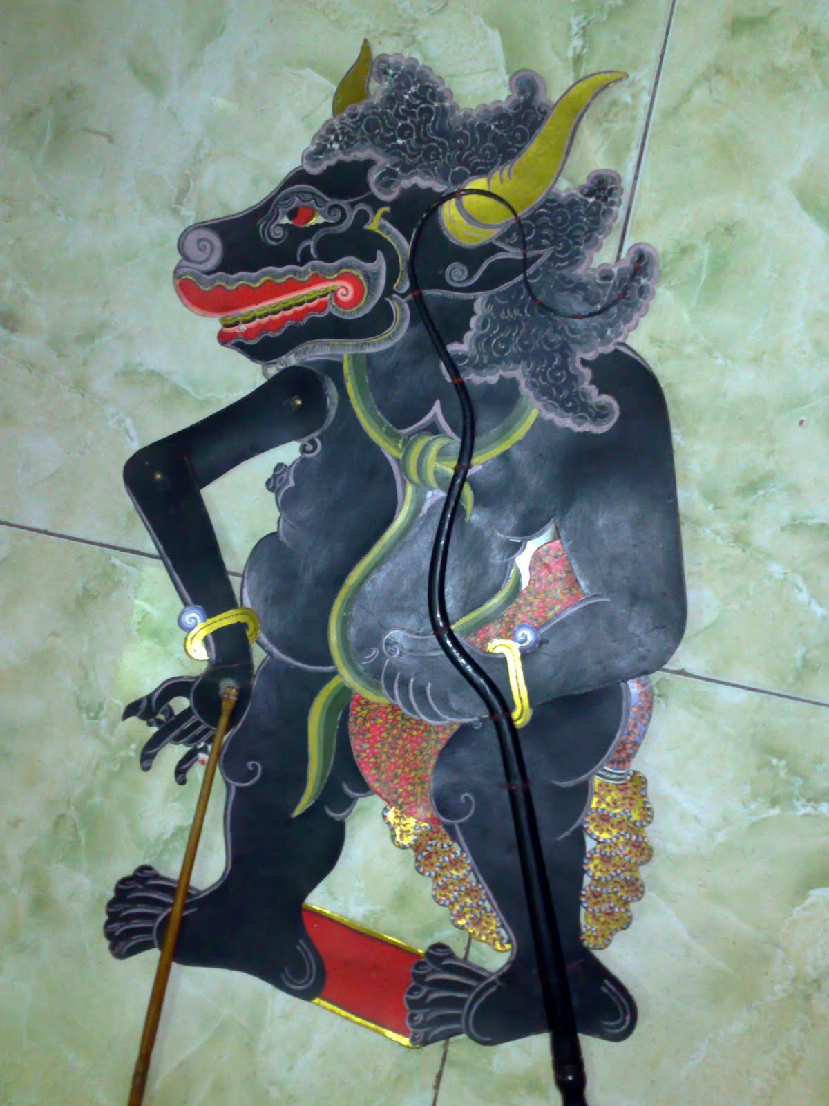 Jawa handicraft: Contoh Wayang Kulit kw.2