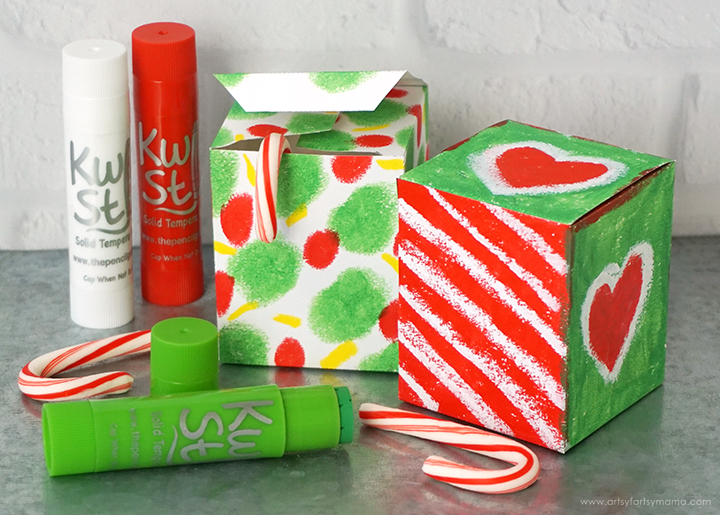Mini Christmas Paper Gift Box for Kids