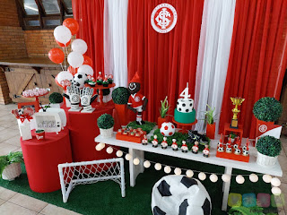 Decoração festa infantil Sport Club Internacional Porto Alegre