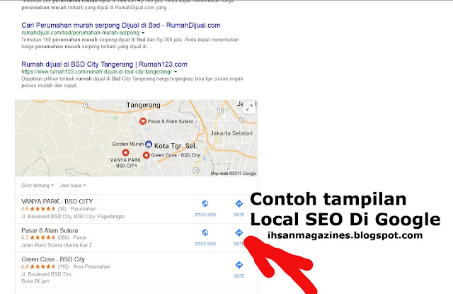 Gratis Belajar Local SEO, Teknik Terbaru Paling Ampuh www.rumah-hook.com Ihsan Magazine