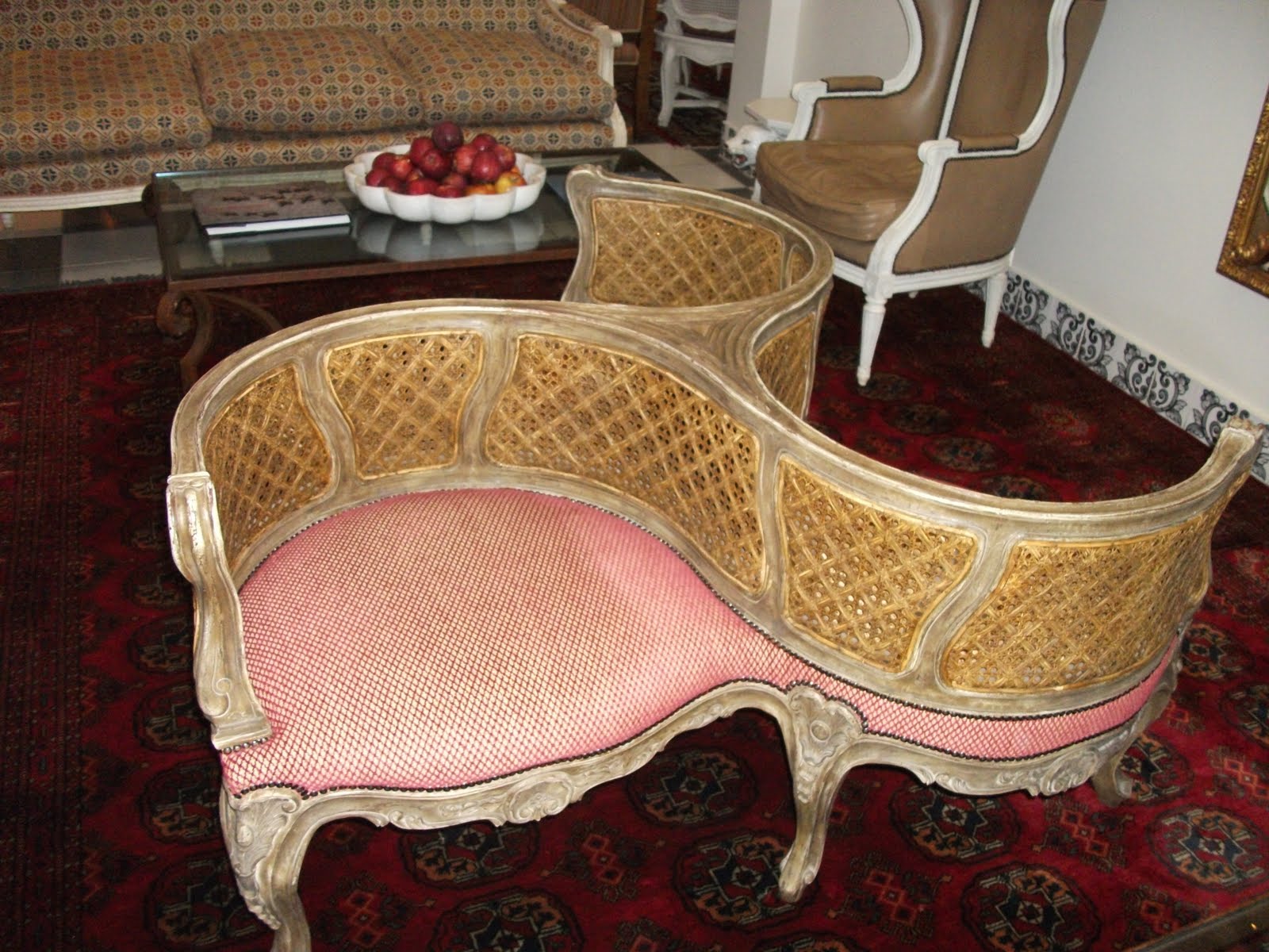 Pink Vintage Chair — Oyster Box Hotel