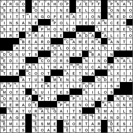 Times Crossword Puzzles on Crossword Confidential  September 2011
