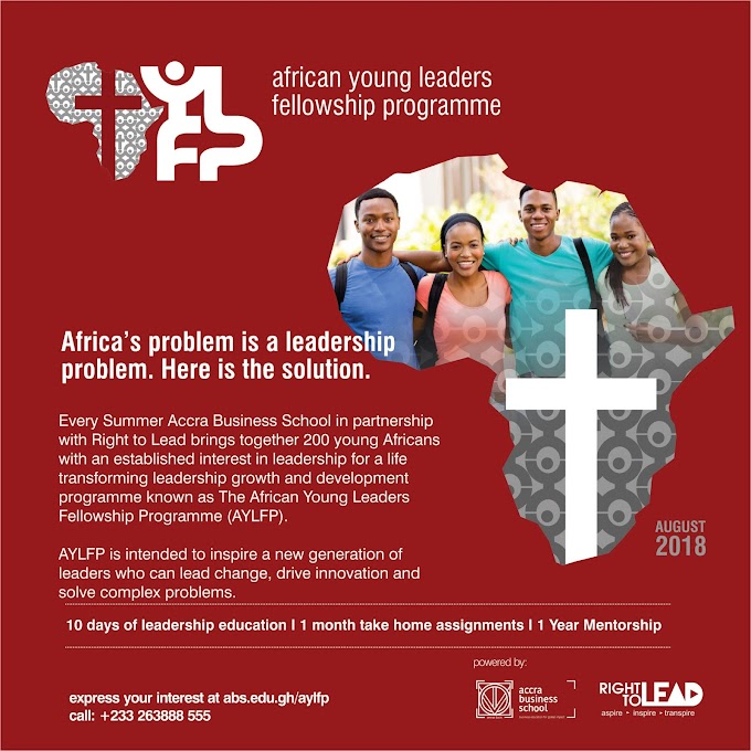 African Young Leaders Fellowship Programme  (AYLFP)  2019 Cohort 2 at Accra Business School 