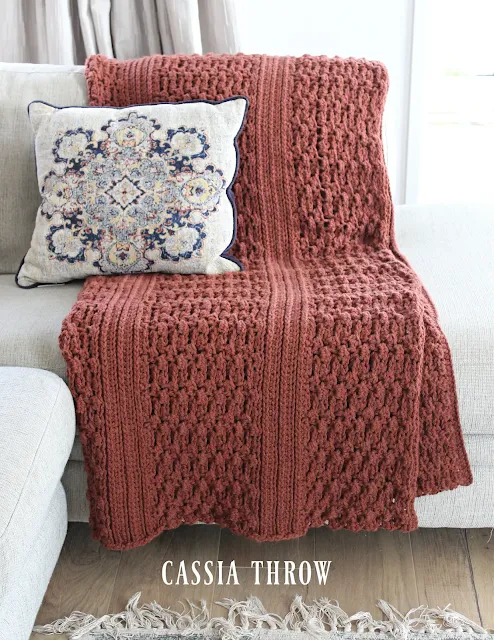 Cassia crochet blanket