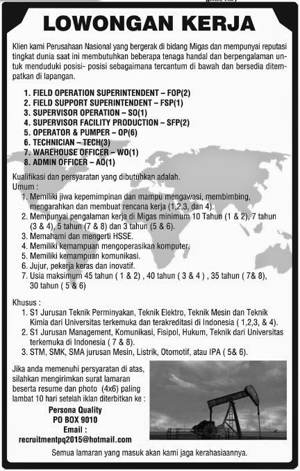 Lowongan Kerja Lulusan Smk 2017 2018 - Loker Spot