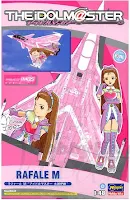 Maquette du Rafale M Idolmaster d'Hasegawa au 1/48.