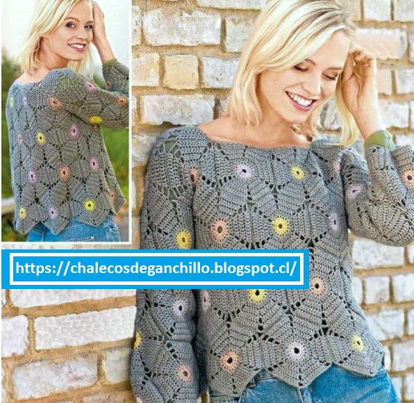 chaleco mujer crochet