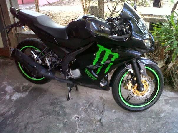 Modifikasi Yamaha Vixion Berstiker Monster  Yamaha Vixion 