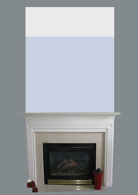 Adding moldings and MDF to a regular fireplace to make it the focal point in the room.