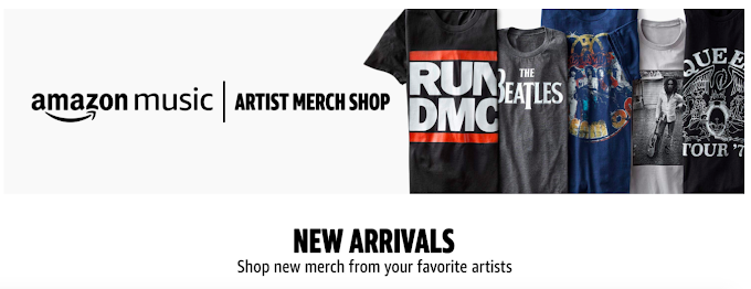 Amazon's Artist Merch Shop