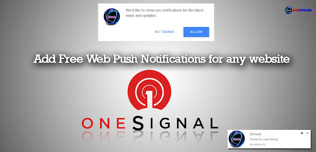 Add Free Web Push Notifications for any website