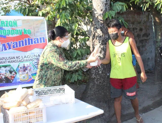More than 8,000 Families benefited in Laguna PNP’s Province-wide conduct of BARANGAYanihan
