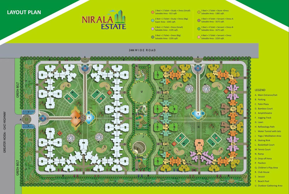 Nirala-Estate-site-plan