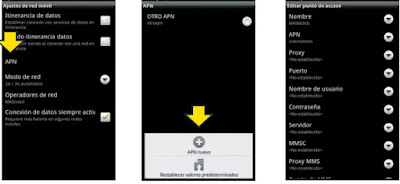 Configurar APN Android 2- Opiniones Masmovil