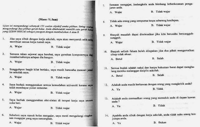 Contoh Soalan dan Panduan Ujian MEdSI 2018 Terkini