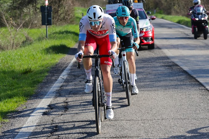 El Team Polti Kometa abre la Settimana Coppi e Bartali con Fetter en fuga y Sevilla 9° en meta