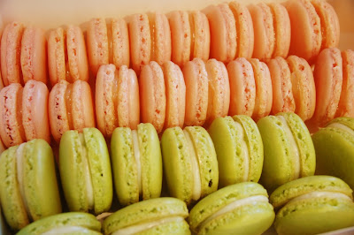 valkosuklaa macaron