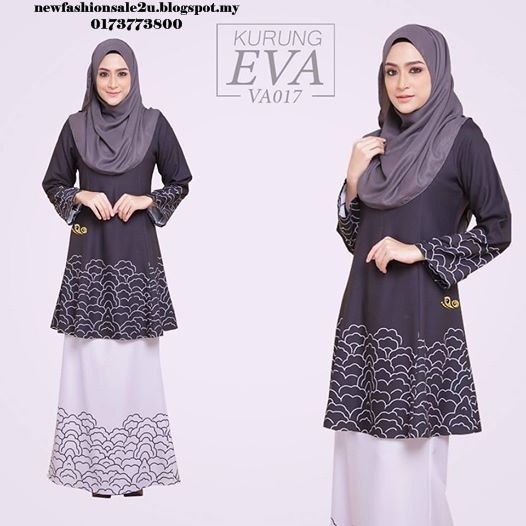  BAJU  KURUNG  EVA II MODEN 2019 NewFashionSale2u