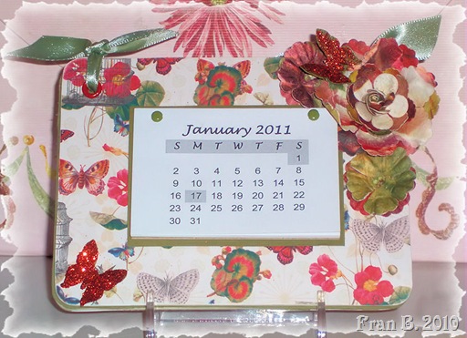 Mariposa Coaster Calendar