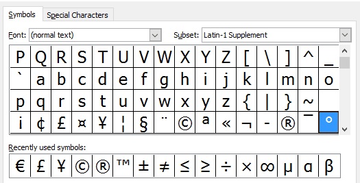 Cara Membuat Simbol Derajat (°C) di Microsoft Word