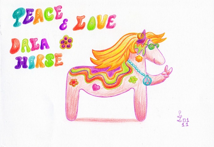 DalaHorse_Peace and love