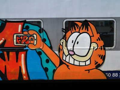 garfield graffiti