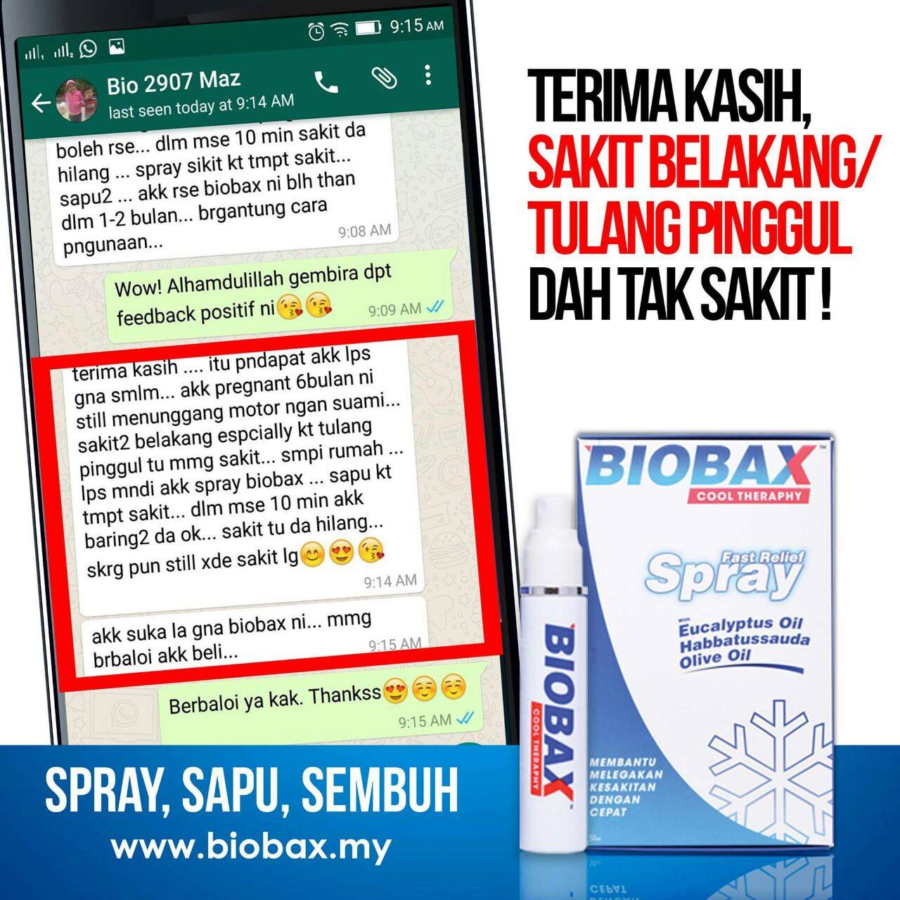 Kelebihan dan Kegunaan Biobax Cool Theraphy - spray,sapu 